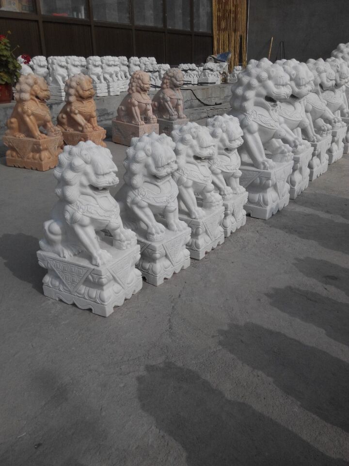 石雕狮子  旺宅狮 镇宅石狮子  石狮子  看门狮 爬狮 走狮
