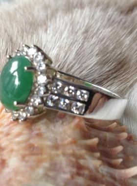 泰国纯银镶嵌戒指