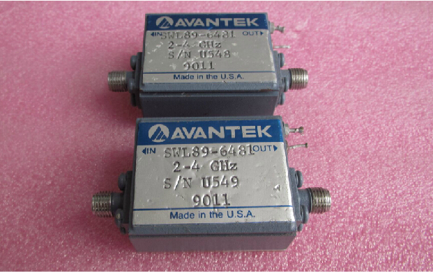 SWL89-6481 AVANTEK 2-4GHz 25dB SMA接头低噪声高频微波功率放大器