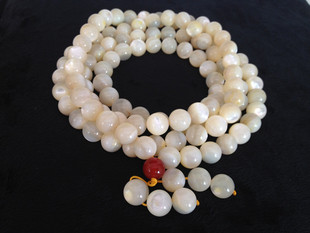 纯天然海底珍宝 海南珍珠贝螺钿佛珠念珠108 收藏级时尚配饰手链