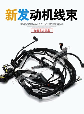 上汽红岩原厂配件杰狮新金刚柯索C9发动机线束ECU到喷油器嘴线束