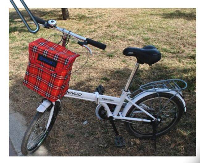 Panier pour vélo ME TOO en toile - Ref 2261003 Image 1