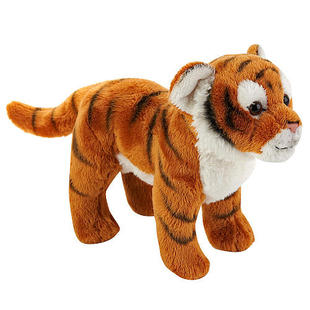 （现货+包邮）美国FAO仿真华南虎毛绒玩具公仔