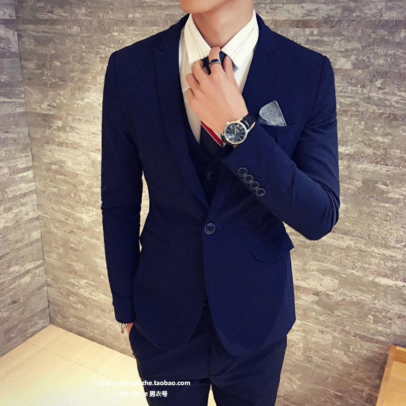 Costume homme en coton pour automne - Ref 1548916 Image 1