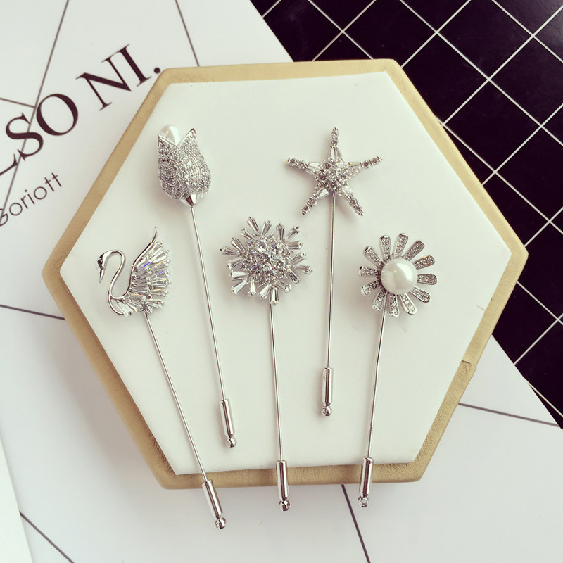 Broche femme en Zircon diamant - Ref 1176272 Image 1