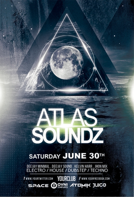 P0448高清PS设计素材 科幻未来世界地球几何抽象海报PSD格式