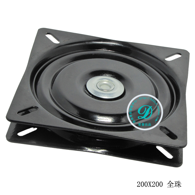 凯弗蒂斯厂家直销加厚360度旋转200mm8寸全珠尺寸五金家具转盘