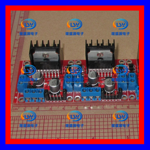 L298N 电机驱动板模块 步进电机 智能车 机器人 Arduino 厂家直销