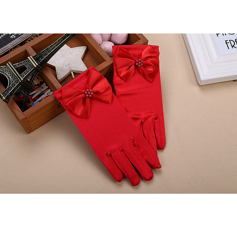 Gants pour fille en satin - Ref 2149634 Image 1