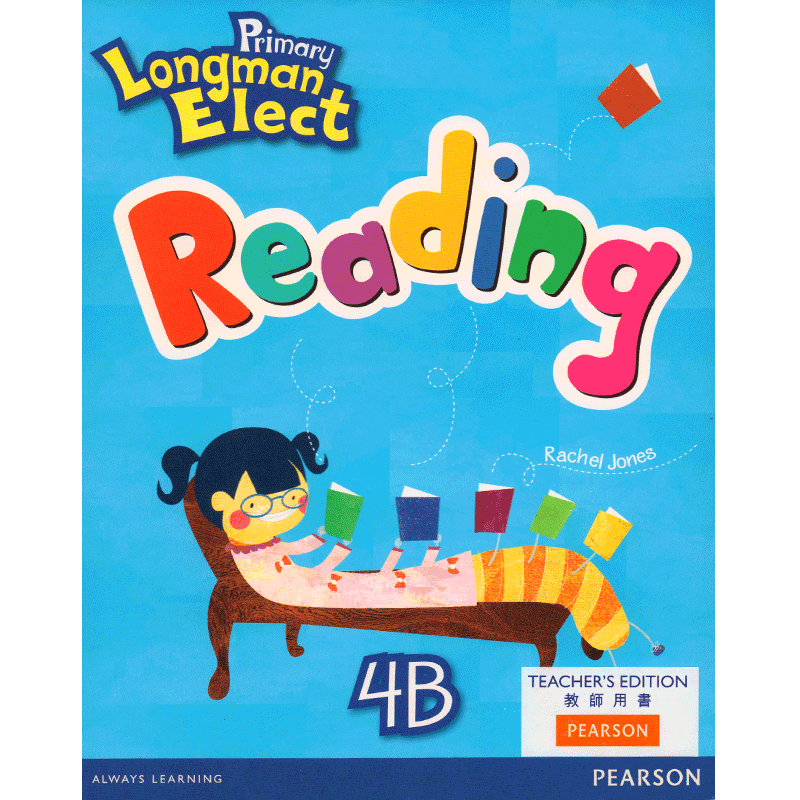 原版进口培生朗文小学6-12岁英语教材 Primary Longman Elect Read 4B 阅读练习教师版