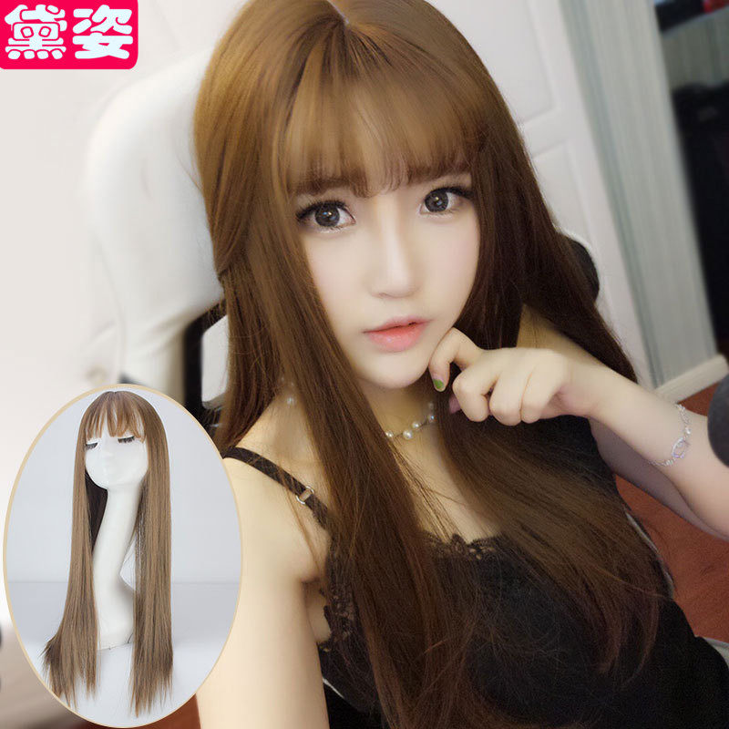 Perruque Long cheveux raides - Ref 2609619 Image 1