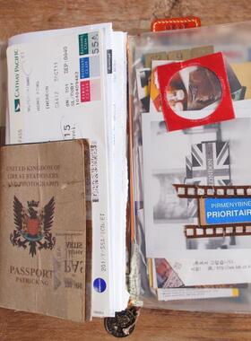 禾木家 Traveler's Notebook 旅行者记事本 笔记本手帐拉链收纳袋