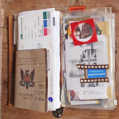 禾木家 Traveler's Notebook 旅行者记事本 笔记本手帐拉链收纳袋