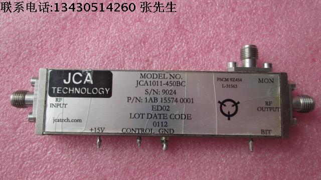 美国JCA进口 JCA1011-450BC 6.8-11.2GHz 34dB 27dBm SMA 低噪声微波功率放大器  质量包好，包能用  可提供详细测试图