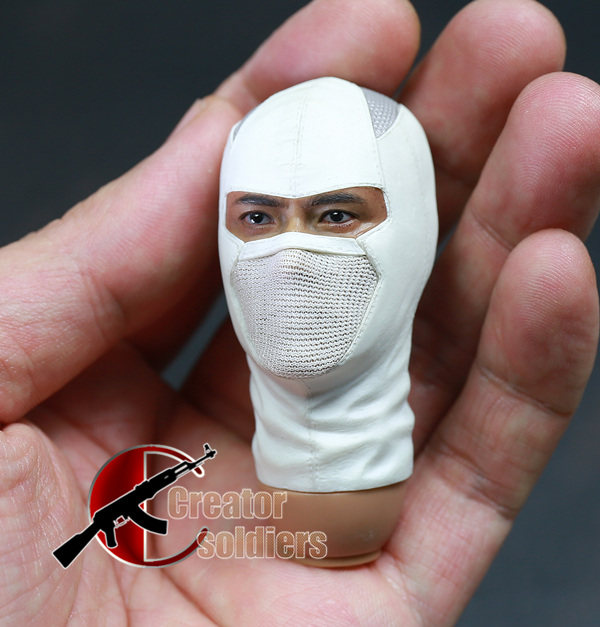 面具头雕连接器兵人