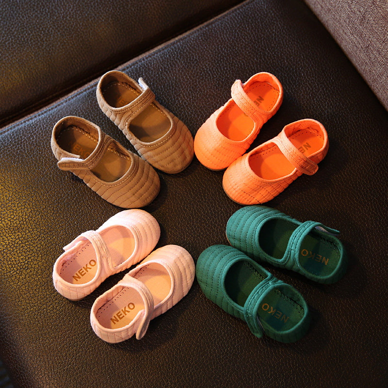 Chaussures enfants en autre ronde suture de voiture pour printemps - semelle tendon - Ref 1040052 Image 1