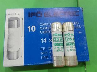 14X51MM 500V GOULD 25A 120KA 正品 进口熔断器保险丝陶瓷