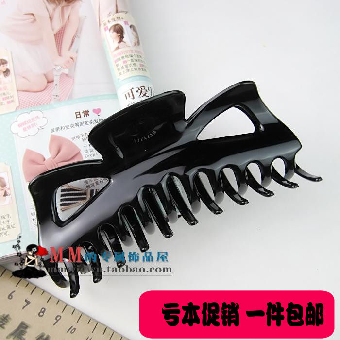 满包邮韩国as树脂发饰14cm大发抓