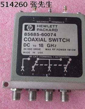 85685-60074 安捷伦 射频微波同轴开关开关 直流至18GHz SPDT 24V