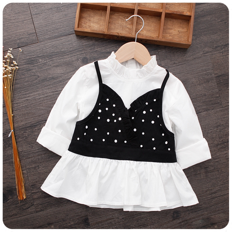 Chemise fille à manche longue - Ref 2088628 Image 1