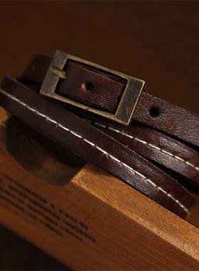 韩版多圈男士百搭朋克风饰品手环