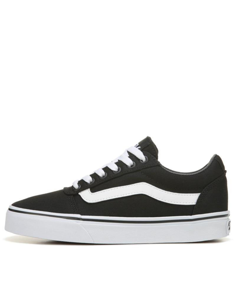 vans帆布鞋女休闲绣标低帮系带平底柔软轻盈夏季正品30271