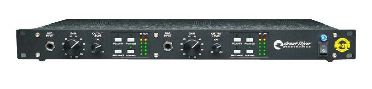 Great River MP-2NV 大河专业话放 双通道话筒放大器图片