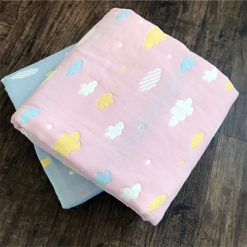 全棉加厚六层纱布空调夏季毯子