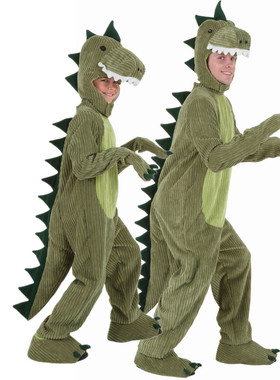 COS化妆舞会服装鳄鱼服装卡通表演服装 动物服装侏罗纪恐龙服装