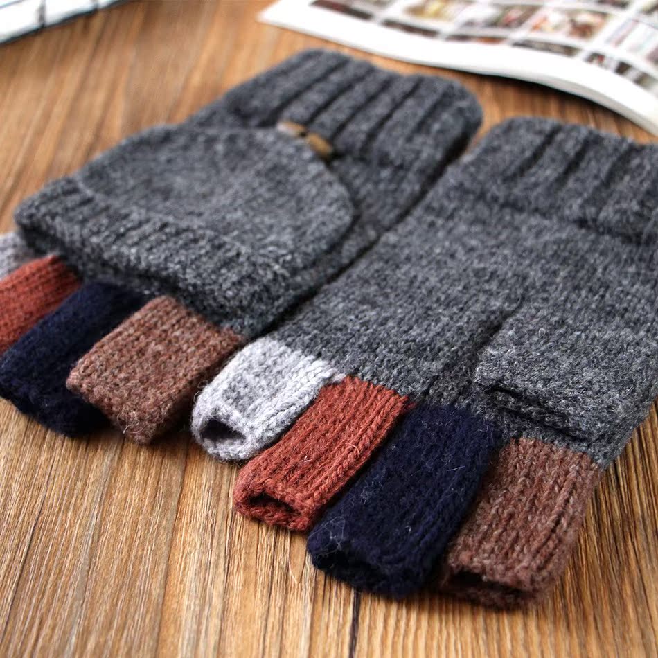 Gants pour homme en Laine Cachemire - Ref 2781241 Image 5