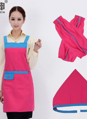 工作服美容院围裙定制logo