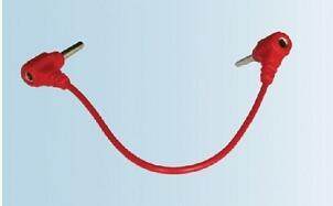 K2ABD51 教学仪器测试线 2mm自锁紧头2号香蕉插头线叠插线