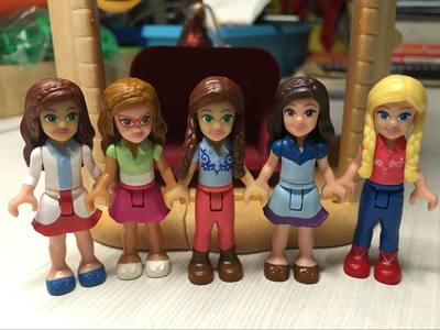 美高 美家宝 MEGABLOKS 芭BI女生系列人仔 女生人仔 可配小颗粒