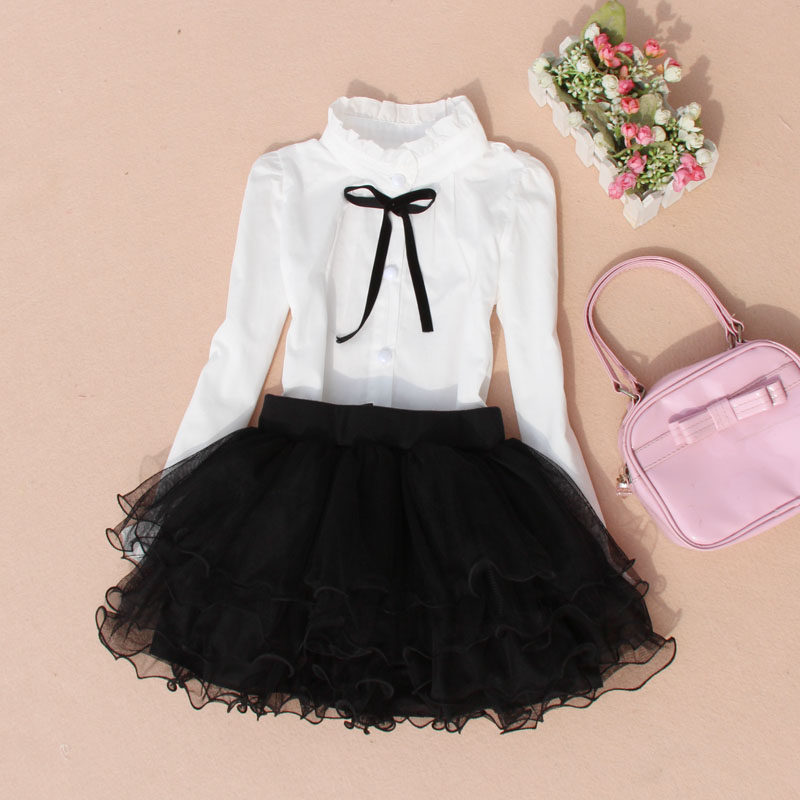 Chemise fille à manche longue - Ref 2085552 Image 1