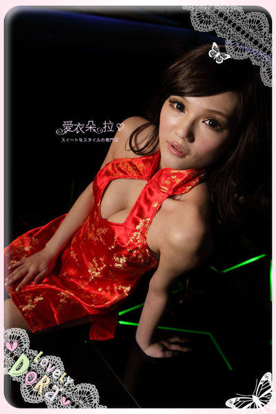 2014夏性感修身显瘦新娘挂脖旗袍红色改良复古结婚敬酒礼服旗袍裙
