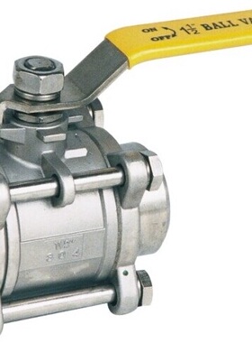 304不锈钢三片式球阀DN15DN20DN25DN32DN40DN50DN65DN80