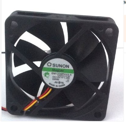 原装SUNON建准12V6015超静音电脑散热器、风扇GM1206PHV2-A
