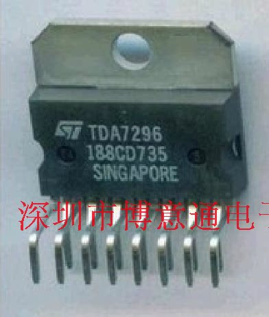 TDA7296 DMOS大功率音频功放/具有静音待机功能音频芯片 可直拍