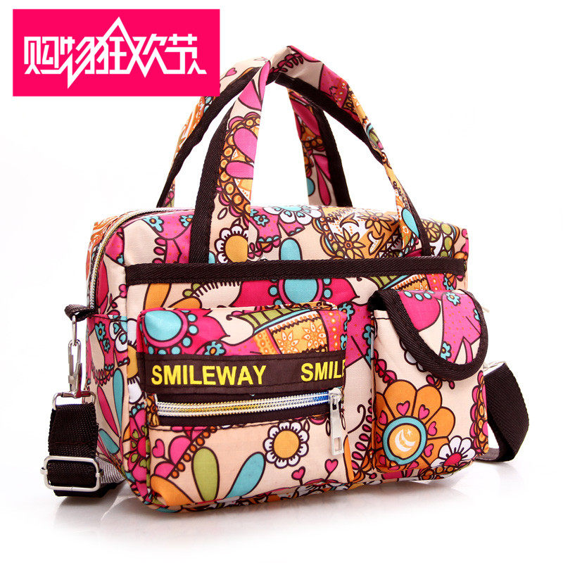 包包韓版新款花布包斜挎單肩包媽媽包手提女包小方包簡約旅遊女包在類目 箱包皮具/熱銷女包/男包, 女士包袋中 - 來自Buy2taobao.com提供專業的淘寶代購服務