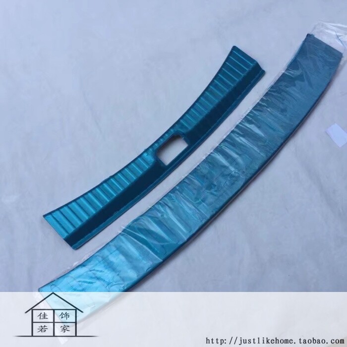 17-21款福特翼虎专用不锈钢内外后护板 尾箱防护门槛条后杠踏板贴