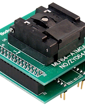ZY064A QFN64 MLF64编程座 烧录座 IC插座 广州致远电子原装正品