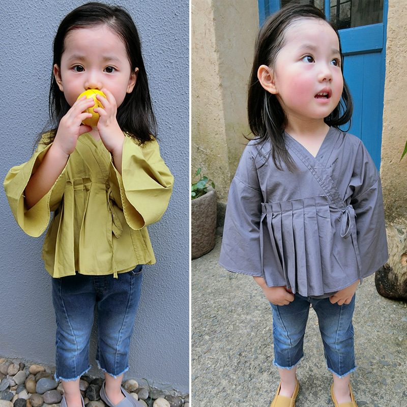 Chemise fille à manche longue - Ref 2086085 Image 1
