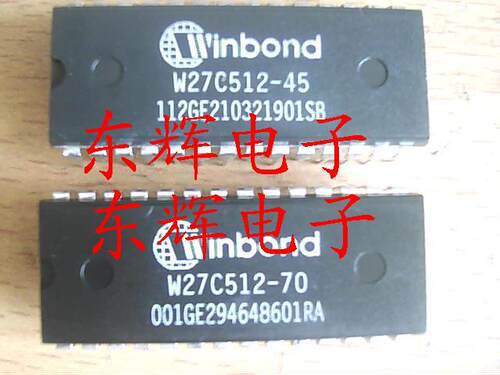 直插 W27C512-45 W27E512-12  拆机正品以通过测试  可直拍