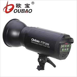 欧宝TTF-300W影室闪光灯柔光箱人像儿童影楼影棚LED数显室内拍照