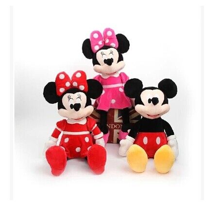 新款米妮公仔米妮 米奇 米老鼠 毛绒玩具 玩偶儿童 礼物 包邮|ruв категории игрушка/коляска/головоломка/блоки/модель, плюшевые игрушки - от Buy2taobao.com для оказания профессиональной услуги покупки агента Taobao