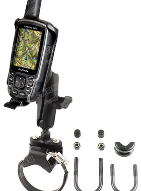 RAM 摩托车钢带U环两用支架套件B型GPSMAP 621 629 631 639 64 sc