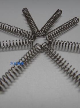弹簧/拉簧扭簧/304不锈钢压簧0.6*4.7*29mm左右/18圈线径*外径*长