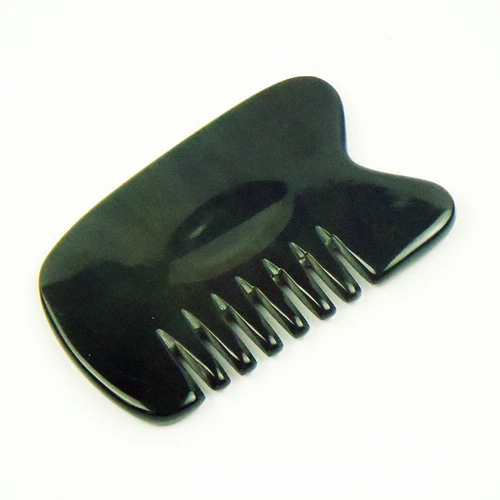 Чжан Сюкин Голографический черный коровье, рог, натуральный коровье, натуральная головка доски с круглыми краями и универсальным телом