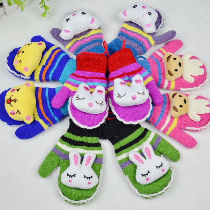 Gants pour enfants en de laine - Ref 2147611 Image 1