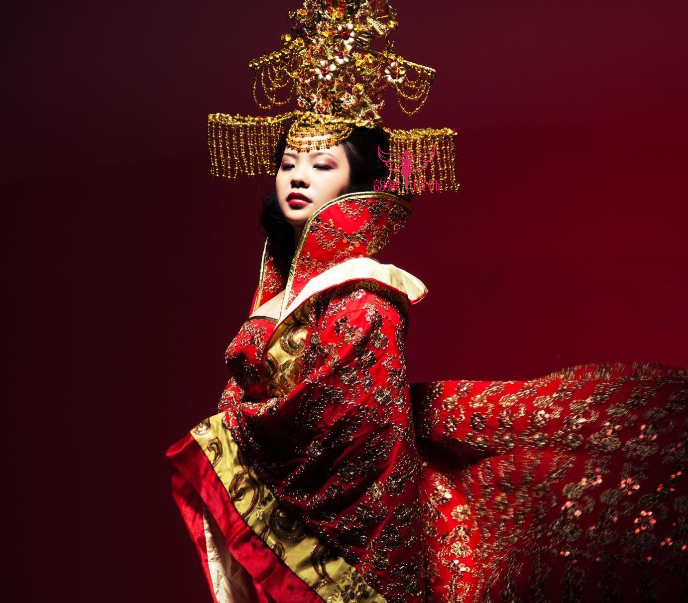 大气女古装皇后皇冠汉服头饰 女款古装凤冠 影楼摄影表演发饰配饰